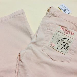 NWT Pink 🌸 J. Crew Vintage Matchstick Cords
